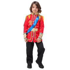 Boys Kids Royal British King Prince Fancy Dress For Children Halloween Prince Cosplay Costume - INSWEAR