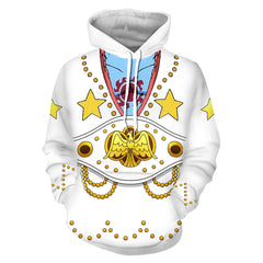 Unisex Anime ONE PIECE FILM RED Hoodies Jinbe Cosplay Hooded Sweatshirt Casual Streetwear Hoodie - INSWEAR