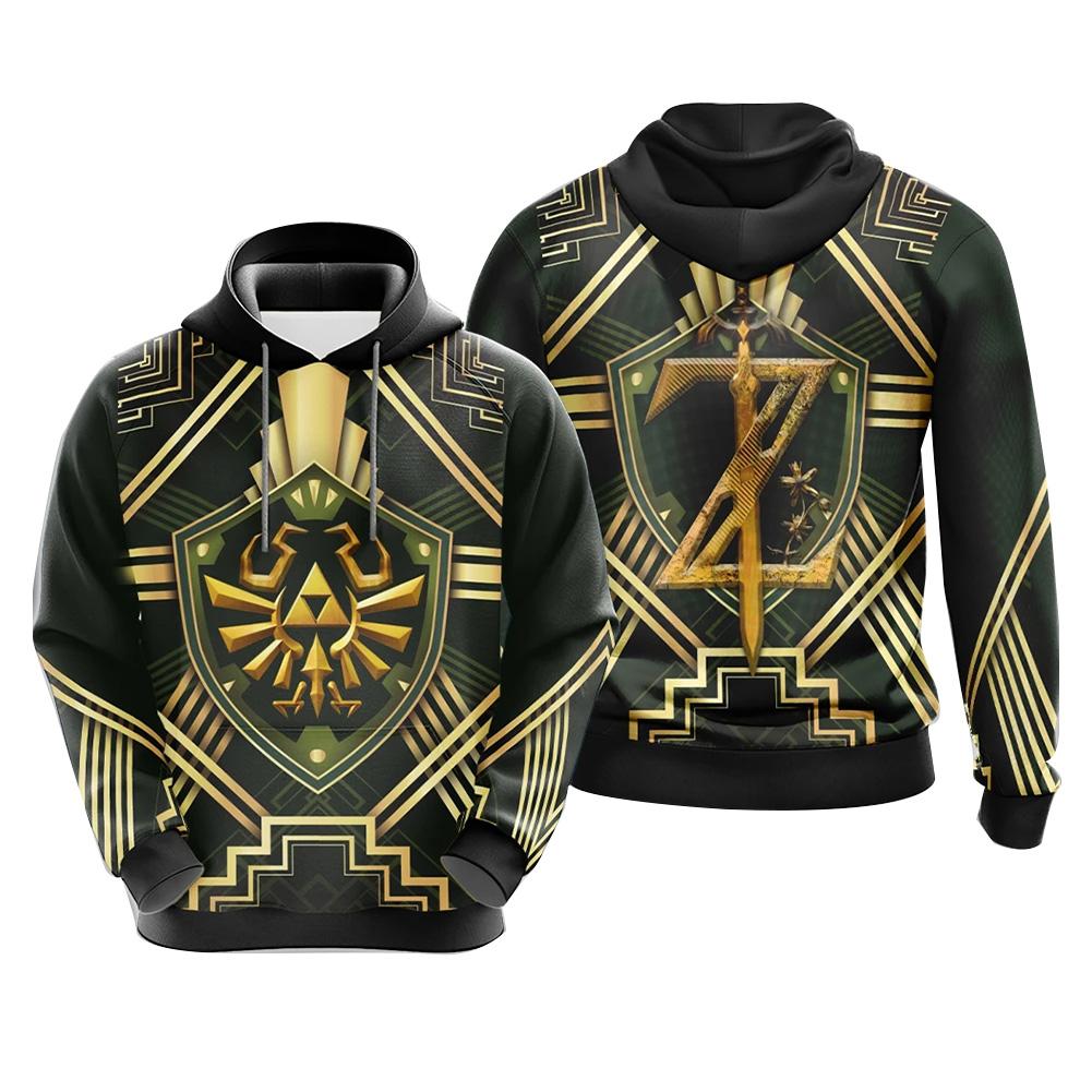 Unisex Game The Legend of Zelda Printed Hoodies Cartoon Harajuku Sweatshirt Pullover Graphic Hoody - INSWEAR