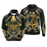 Unisex Game The Legend of Zelda Printed Hoodies Cartoon Harajuku Sweatshirt Pullover Graphic Hoody - INSWEAR