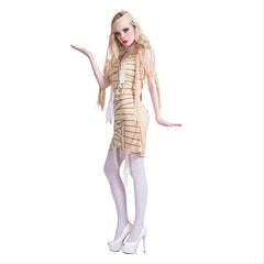 Women Personality 3D Style Mummy Halloween Cosplay Costumes Stage Performance Dress - INSWEAR