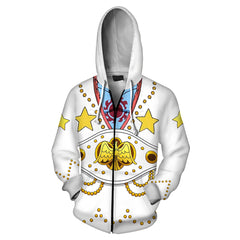 Unisex Anime ONE PIECE FILM RED Hoodies Jinbe Cosplay Hooded Sweatshirt Casual Streetwear Hoodie - INSWEAR