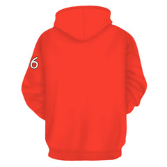 Unisex Anime ONE PIECE FILM RED Hoodies Monkey D. Luffy Cosplay Hooded Sweatshirt Casual Streetwear Hoodie - INSWEAR