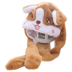 Funny Plush Corgi Hat Cap Party Gift Halloween Christmas Novelty Party Dress up Cosplay - INSWEAR