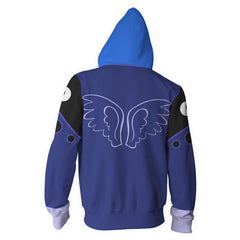 Unisex My Little Pony Friendship is Magic Hoodies Princess Luna Cosplay Hooded Sweatshirt Casual Zip Up Streetwear - INSWEAR