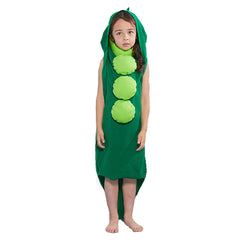 Halloween Kids Girls Pea Pod Cosplay Costume Jumpsuit - INSWEAR