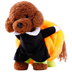Halloween Puppy Costume Moves Pumpkin Funny Dog's Cosplay Costume - INSWEAR