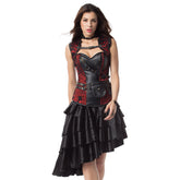 Women's Luxury Retro Corset Jumsuit Halloween Pirate Cosplay Costume - INSWEAR
