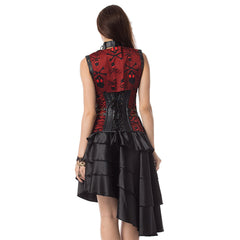 Women's Luxury Retro Corset Jumsuit Halloween Pirate Cosplay Costume - INSWEAR