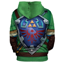 Unisex The Legend of Zelda Pullover Hoodies Sweatshirt Link Cosplay Casual Coat Streetwear - INSWEAR