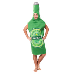 Halloween Men Lightweight Beer Bottle Fancy Cosplay Costume - INSWEAR