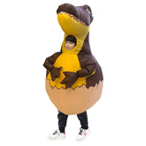 Kids Hatching Eggs Dinosaur Trex Inflatable Costume Christams Dino Egg Cosplay Blow Up Suit - INSWEAR