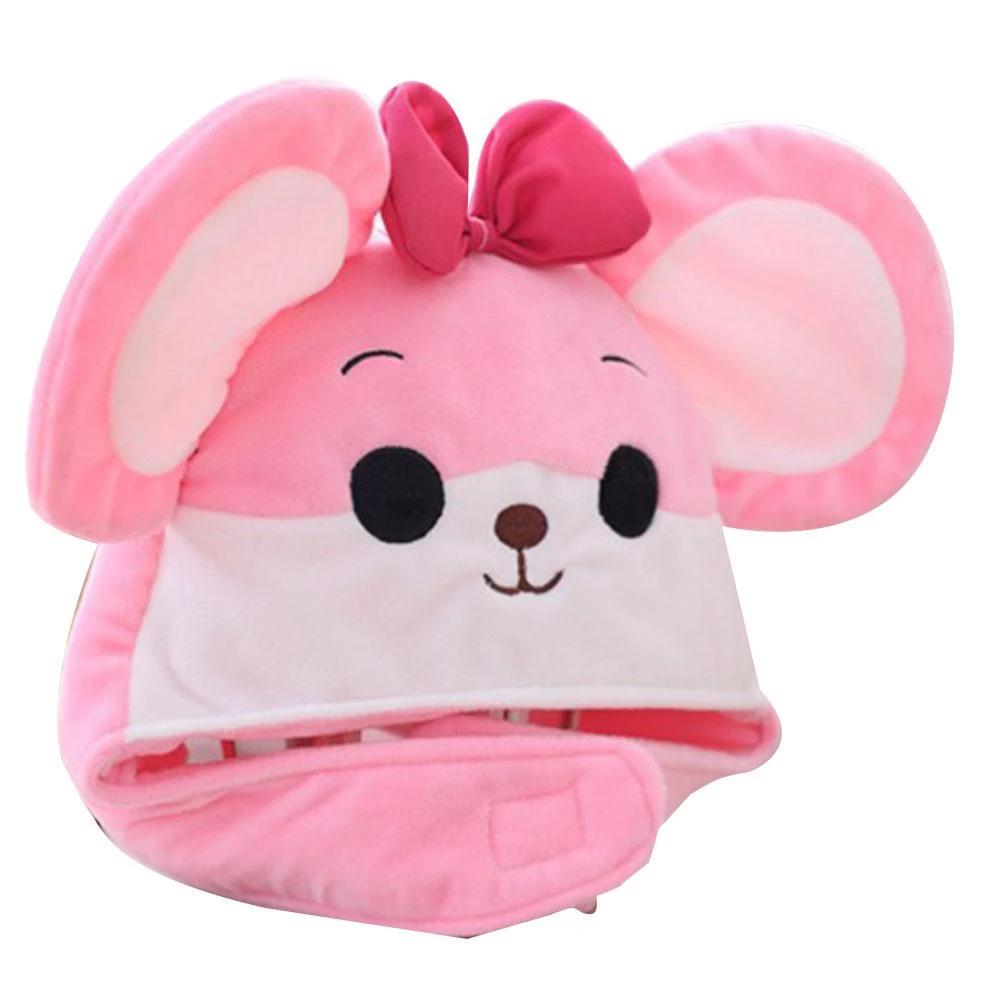 Novelty Funny Mouse Hat Headgear Head Cover Plush Cap Halloween Costume Party Photo Props - INSWEAR