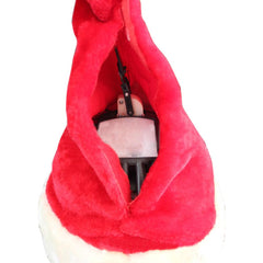 Electric Toy Christmas Hat Red Velvet Embroidered Music Swing Cap Party Decoration Christmas Gift Music Swing Hat - INSWEAR