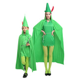 Adult Kids St Patrick‘s Day Green Cloak Fancy Dress Outfit Costume - INSWEAR