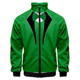 Unisex St. Patrick's Day 3D Print Zipper Jacket Costume Sweatshirt Stand Collar Hoodie Coat - INSWEAR