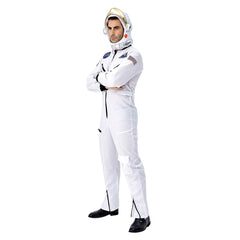Men’s Astronaut Costume Spaceman Suit Halloween Adult Costumes Funny Cosplay Party Stage Performance - INSWEAR