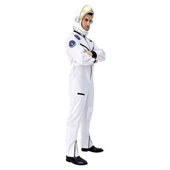 Men’s Astronaut Costume Spaceman Suit Halloween Adult Costumes Funny Cosplay Party Stage Performance - INSWEAR