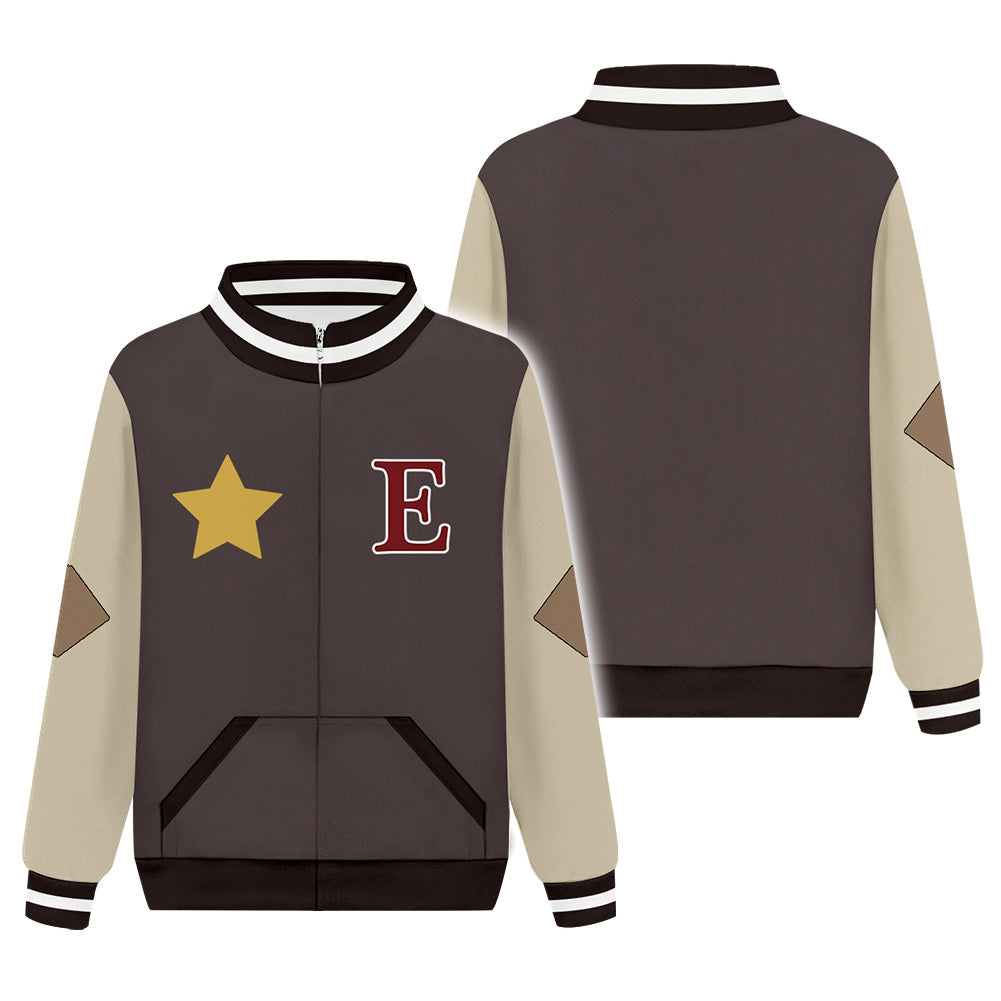 Unisex The Owl House Season 2 Luz Noceda Cosplay Baseball Uniform Jacket Sportswear Zip Up Casual Coat - INSWEAR