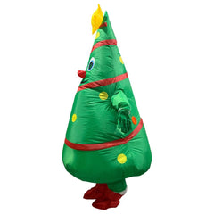 Adult Inflatable Christmas Tree Costume Halloween Fancy Dress Mascot Cosplay Party Outfits Carnival Blow Up Suit - INSWEAR