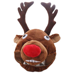 Funny Party foungsters Christmas Bun Deer Headgear Cap - INSWEAR