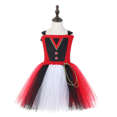 Girls Party Dress Ringmaster Costume Halloween Stage Performance Tutu Dress - INSWEAR