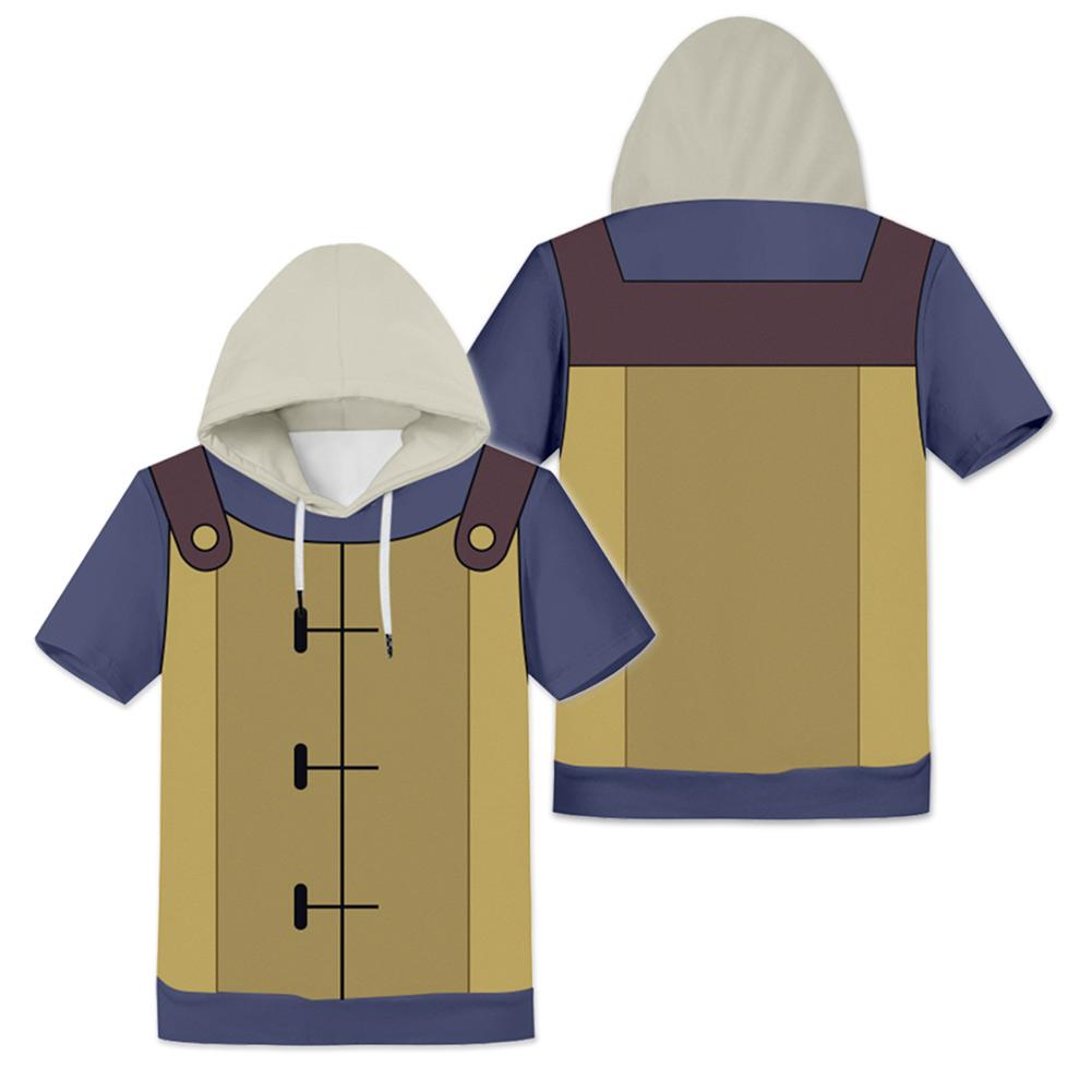 Unisex The Owl House Hooded Tshirt Hunter Cosplay 3D Printing Short Sleeve Spring T-shirt Tops - INSWEAR
