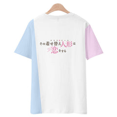 Anime My Dress-Up Darling T-shirt Kitagawa Marin Printed Summer O-neck T-shirt Casual Street 3D Print Shirts - INSWEAR