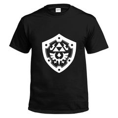 Unisex The Legend of Zelda T-shirt Hylian Shield Printed Summer O-neck T-shirt Casual Street 3D Print Shirts - INSWEAR