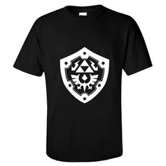 Unisex The Legend of Zelda T-shirt Hylian Shield Printed Summer O-neck T-shirt Casual Street 3D Print Shirts - INSWEAR