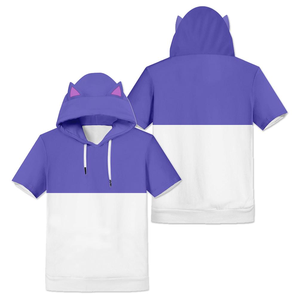 Unisex The Owl House Hooded Tshirt Luz Noceda Cosplay 3D Printing Short Sleeve Spring T-shirt Tops - INSWEAR