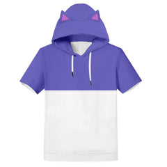 Unisex The Owl House Hooded Tshirt Luz Noceda Cosplay 3D Printing Short Sleeve Spring T-shirt Tops - INSWEAR