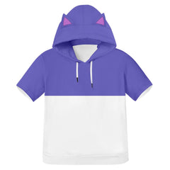 Kids The Owl House Hooded Tshirt Luz Noceda Cosplay 3D Printing Short Sleeve Spring T-shirt Tops - INSWEAR
