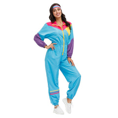 Women Vintage Retro 1970s Disco Rock Hippies Cosplay Costume
