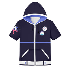 Honkai: Star Rail Silver Wolf Cosplay T-shirt Short Sleeve Hoodie Shorts Set Halloween Carnival Party Disguise Suit