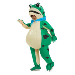 Kid Frog Inflatable Costume Full Body Blow Up Costumes Fancy Dress for Halloween Cosplay Party Suit