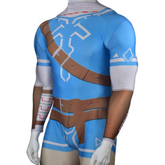 Game The Legend of Zelda: Breath of the Wild Link Cosplay Costume 3D Printed Adult Bodysuit Uniform - INSWEAR