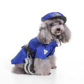 Pet Cute Policeman Costumes Cop Clothes Cosplay Dog and Cat Party Suits - INSWEAR