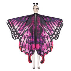 Butterfly Cosplay Cloak Mask Headband Costume Outfits Halloween Carnival Party Suit