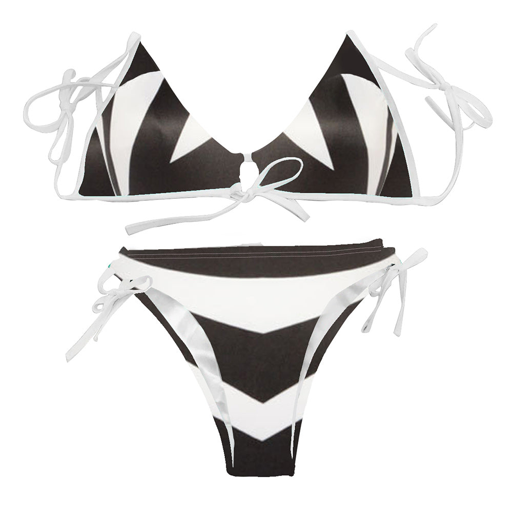 Barbie Bikini Black and White Swimsuit Cosplay Costume Outfits Fantasia Halloween Carnival Party Disguise Suit