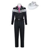 2023 Barbie Movie Ken Western Cowboy Cosplay Costume Outfits Halloween Carnival Suit