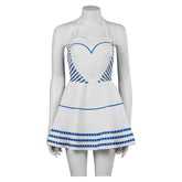 2023 Barbie Movie Margot Robbie Barbie Blue Dress Outfits Halloween Carnival Suit Cosplay Costume