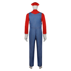 The Super Mario Bros. Movie - Mario Cosplay Costume Shirt Hat Outfits Halloween Party Suit