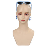 2023 Barbie Movie Cosplay Sunglasses Earings Halloween Carnival Costume Accessories