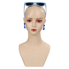 2023 Barbie Movie Cosplay Sunglasses Earings Halloween Carnival Costume Accessories