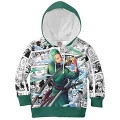 One piece Roronoa Zoro Kids Cosplay Hoodie 3D Printed Hooded Sweatshirt Casual Streetwear Pullover