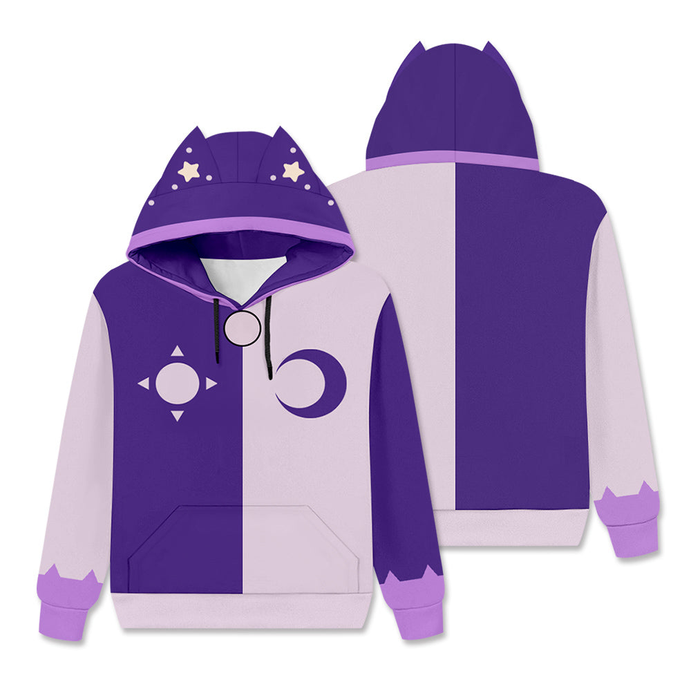 The Owl House Season 3 King Kids Children Cosplay Hoodie Printed Hooded Sweatshirt Casual Streetwear Pullover