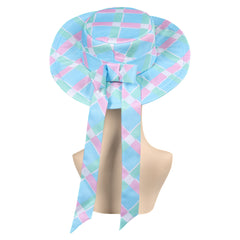 2023 Barbie Movie Barbie Barbie Cosplay Beach Hat Cap Earings Halloween Carnival Costume Accessories