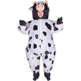 Inflatable Cow Cosplay Costume Halloween Blow up Jumpsuit - INSWEAR