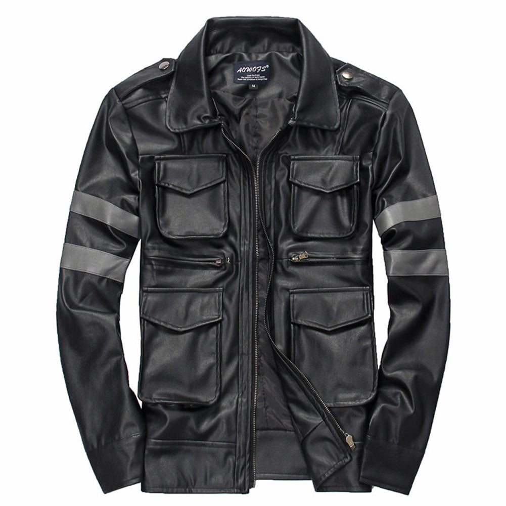 Resident Evil 4 Remake Cosplay Costume Jacktet Coat Halloween Carnival Party Disguise Suit